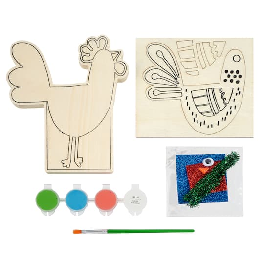 Spring Chicken Wood Craft Kit by Creatology&#x2122;